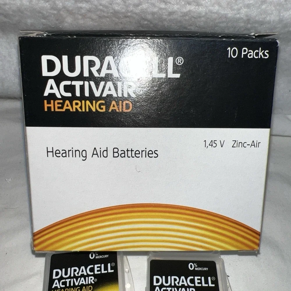 Duracell ActivAir Hearing Aid Batteries 10 Packs Of 6 Each Exp 11/2022